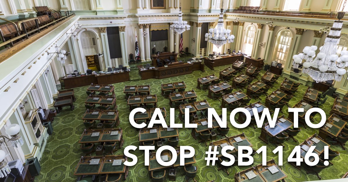 SB 1146: Presentation Waived, Act Now! - California Family Council