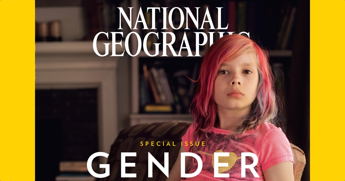 National Geographic features 9-year old "transgender" child Avery Jackson on their cover