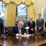 GettyImages-632489940-Donald_Trump-Mexico_City_Policy-1200x630 - California Family Council President Donald Trump signs the first of three Executive Orders in the Oval Office of the White House in Washington, D.C on Monday, Jan. 23, 2017. (Ron Sachs - Pool/Getty Images)